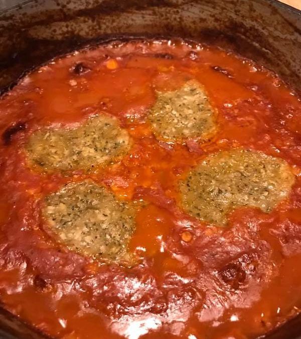 Noelle’s Lentil Stew and Herby Dumplings
