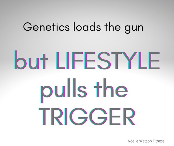 Genetics loads the gun but lifestyle pulls the trigger