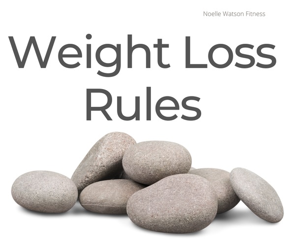 Weight Loss Rules – Set In STONE