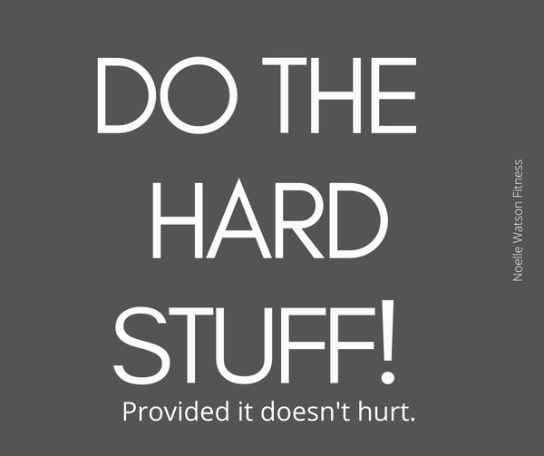 Do the hard stuff