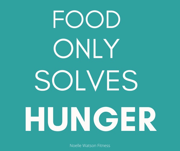 Food Only Solves Hunger